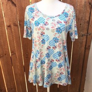 LuLaRoe Perfect Tee Blouse Size Small